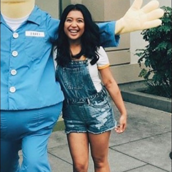 Forever 21 Denim distressed Overalls - Picture 6 of 6
